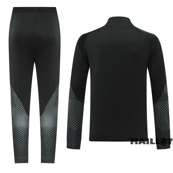 Foot Maillot Pas Cher Ensemble Complet Sudadera Entrainement Nike 2022 2023 Noir