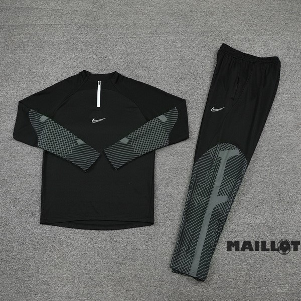 Foot Maillot Pas Cher Ensemble Complet Sudadera Entrainement Nike 2022 2023 Noir
