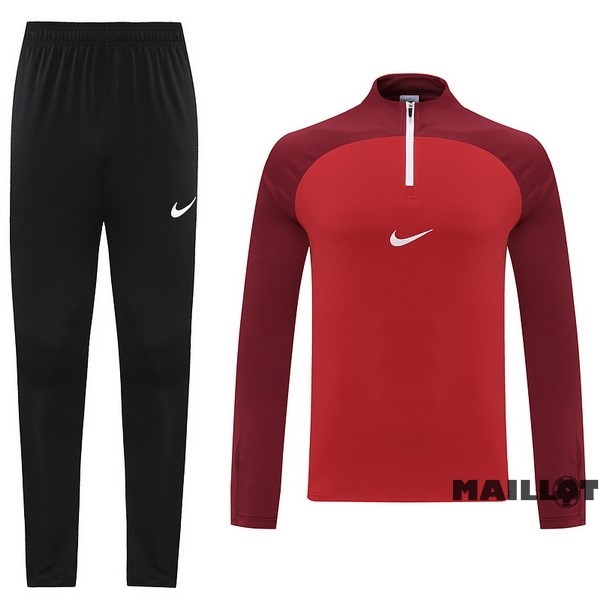 Foot Maillot Pas Cher Ensemble Complet Sudadera Entrainement Nike 2022 2023 Rouge II Noir