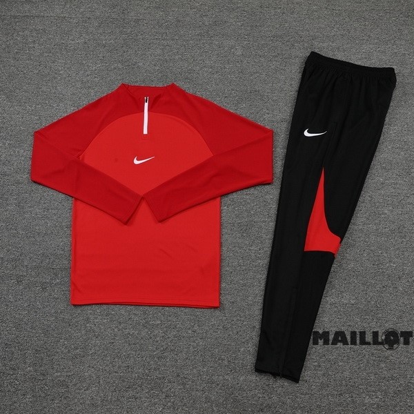 Foot Maillot Pas Cher Ensemble Complet Sudadera Entrainement Nike 2022 2023 Rouge I Noir