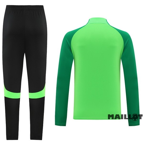 Foot Maillot Pas Cher Ensemble Complet Sudadera Entrainement Nike 2022 2023 Vert I Noir