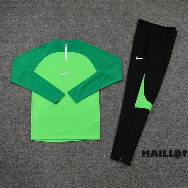 Foot Maillot Pas Cher Ensemble Complet Sudadera Entrainement Nike 2022 2023 Vert I Noir