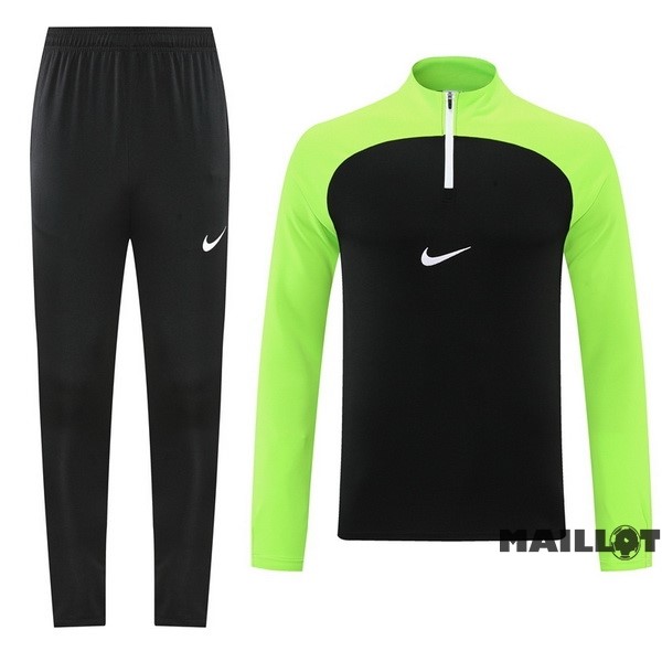 Foot Maillot Pas Cher Ensemble Complet Sudadera Entrainement Nike 2022 2023 Vert Noir