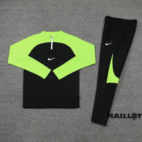Foot Maillot Pas Cher Ensemble Complet Sudadera Entrainement Nike 2022 2023 Vert Noir
