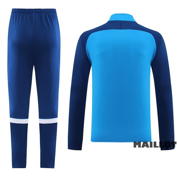Foot Maillot Pas Cher Ensemble Complet Sudadera Entrainement Nike 2023 2024 Bleu I Blanc