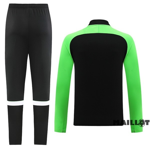 Foot Maillot Pas Cher Ensemble Complet Sudadera Entrainement Nike 2023 2024 Noir Vert