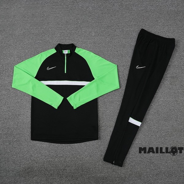 Foot Maillot Pas Cher Ensemble Complet Sudadera Entrainement Nike 2023 2024 Noir Vert