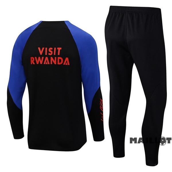 Foot Maillot Pas Cher Ensemble Complet Sudadera Entrainement Paris Saint Germain 2022 2023 Noir I Bleu