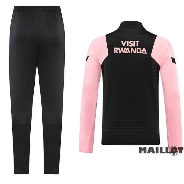 Foot Maillot Pas Cher Ensemble Complet Sudadera Entrainement Paris Saint Germain 2022 2023 Noir Rose