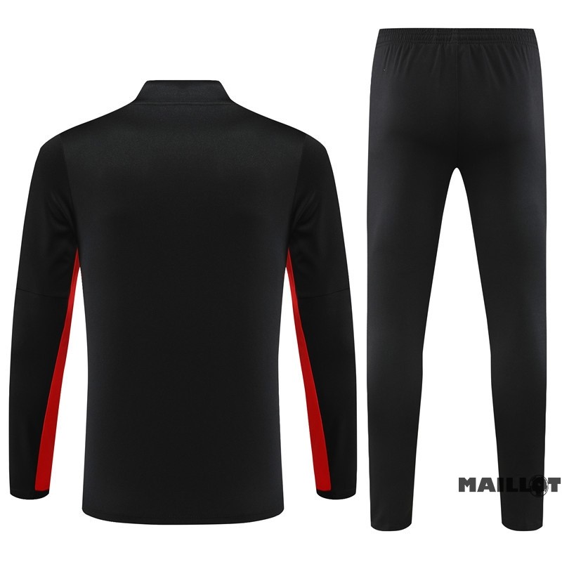 Foot Maillot Pas Cher Ensemble Complet Sudadera Entrainement Paris Saint Germain Enfant 2023 2024 Rouge II Noir