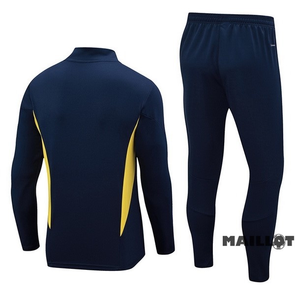 Foot Maillot Pas Cher Ensemble Complet Sudadera Entrainement Real Madrid 2023 2024 Bleu I Marine
