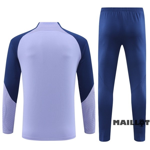 Foot Maillot Pas Cher Ensemble Complet Sudadera Entrainement Tottenham Hotspur 2023 2024 Purpura Bleu