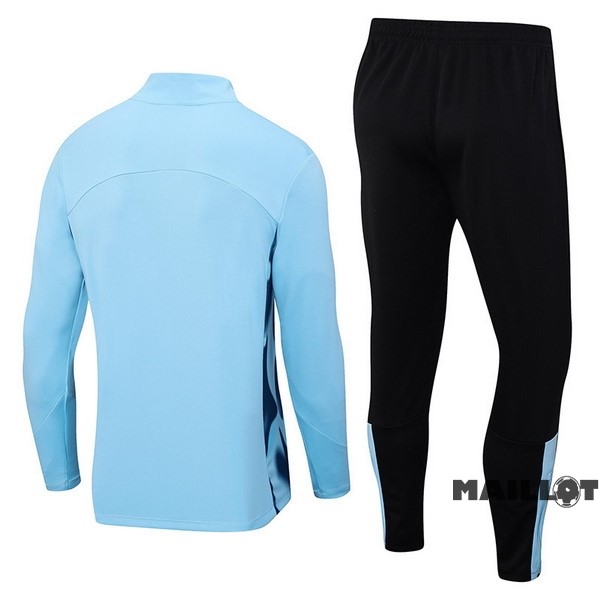 Foot Maillot Pas Cher Ensemble Complet Sudadera Entrainement West Ham United 2023 2024 Bleu Noir