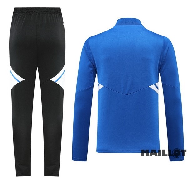 Foot Maillot Pas Cher Ensemble Complet Sudadera Entrainement adidas 2022 2023 Bleu Noir