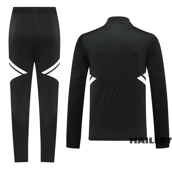 Foot Maillot Pas Cher Ensemble Complet Sudadera Entrainement adidas 2022 2023 Noir Blanc