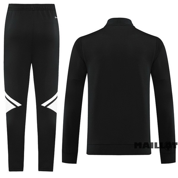 Foot Maillot Pas Cher Ensemble Complet Sudadera Entrainement adidas 2022 2023 Noir I Blanc