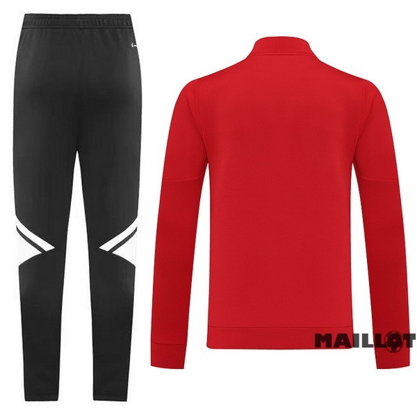 Foot Maillot Pas Cher Ensemble Complet Sudadera Entrainement adidas 2022 2023 Rouge I Noir