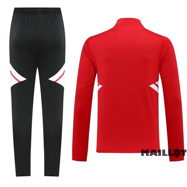 Foot Maillot Pas Cher Ensemble Complet Sudadera Entrainement adidas 2022 2023 Rouge Noir