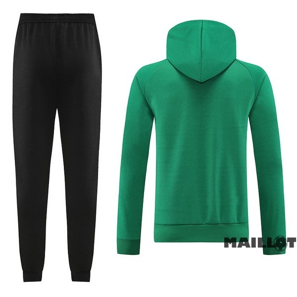 Foot Maillot Pas Cher Ensemble Complet Veste Con Capucha Mexique 2022 Vert Noir
