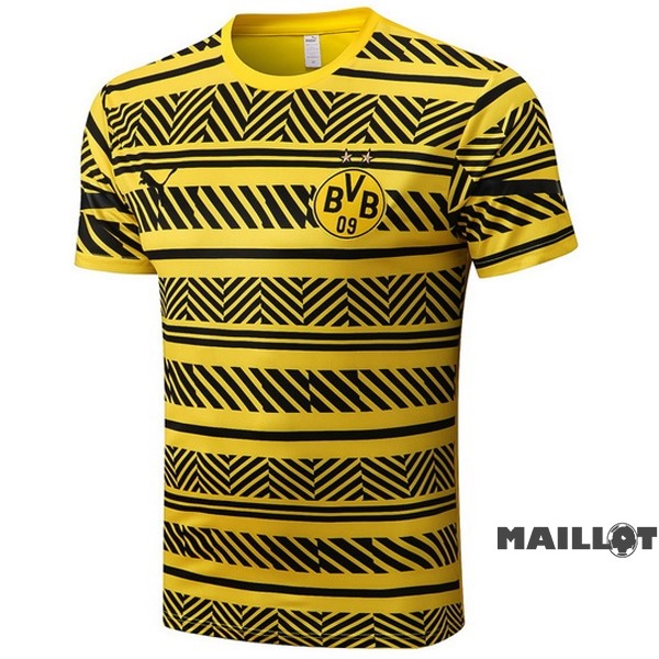 Foot Maillot Pas Cher Entrainement Borussia Dortmund 2022 2023 Jaune Noir