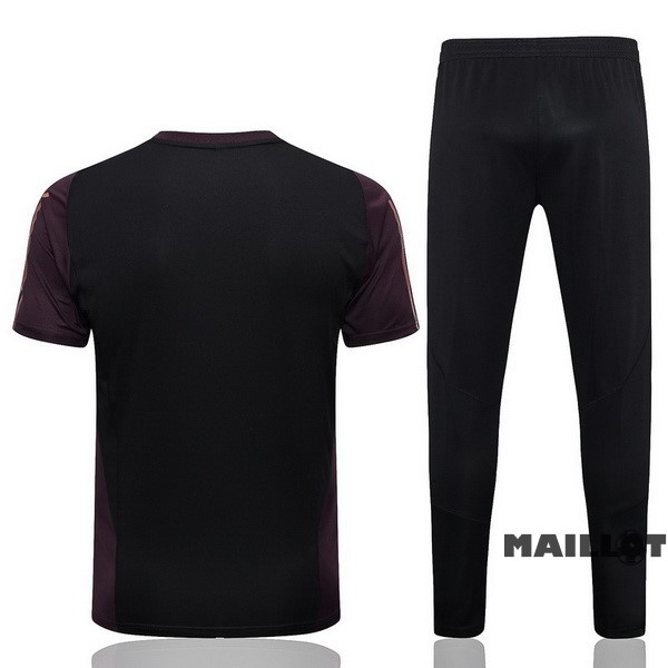 Foot Maillot Pas Cher Entrainement Ensemble Complet Allemagne 2022 Bordeaux Noir