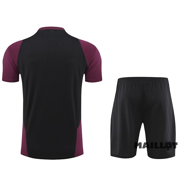 Foot Maillot Pas Cher Entrainement Ensemble Complet Allemagne 2023 Bordeaux Noir