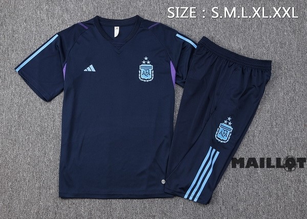 Foot Maillot Pas Cher Entrainement Ensemble Complet Argentine 2023 Bleu I Marine