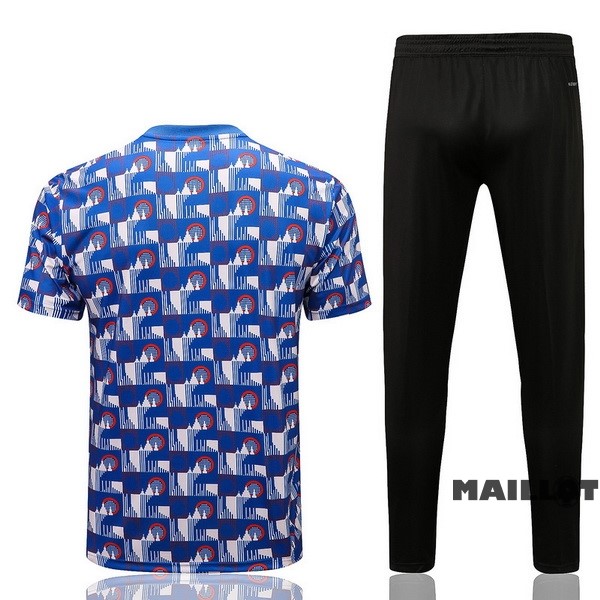Foot Maillot Pas Cher Entrainement Ensemble Complet Arsenal 2022 2023 Bleu Noir Vert