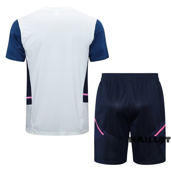 Foot Maillot Pas Cher Entrainement Ensemble Complet Arsenal 2022 2023 Gris Bleu Marine