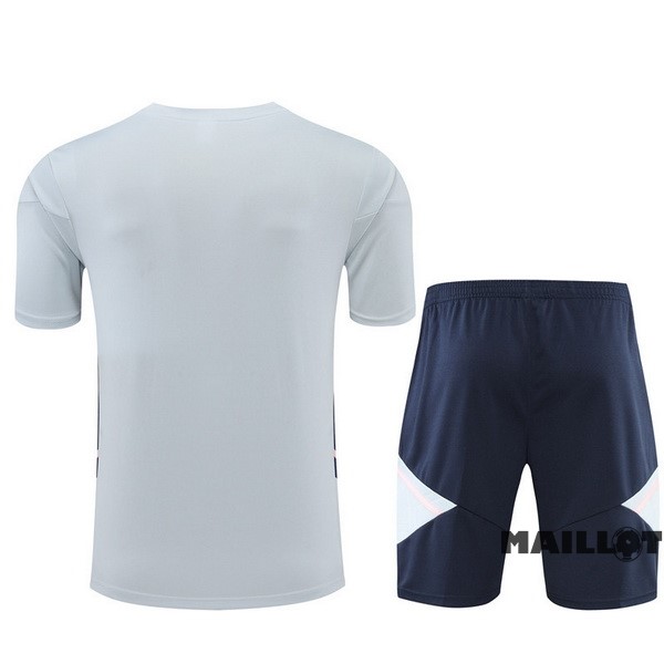 Foot Maillot Pas Cher Entrainement Ensemble Complet Arsenal 2022 2023 Gris I Bleu