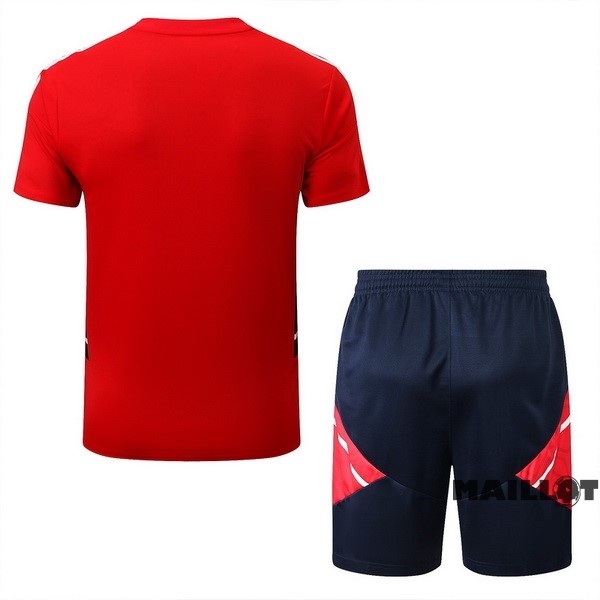 Foot Maillot Pas Cher Entrainement Ensemble Complet Arsenal 2022 2023 Rouge Bleu