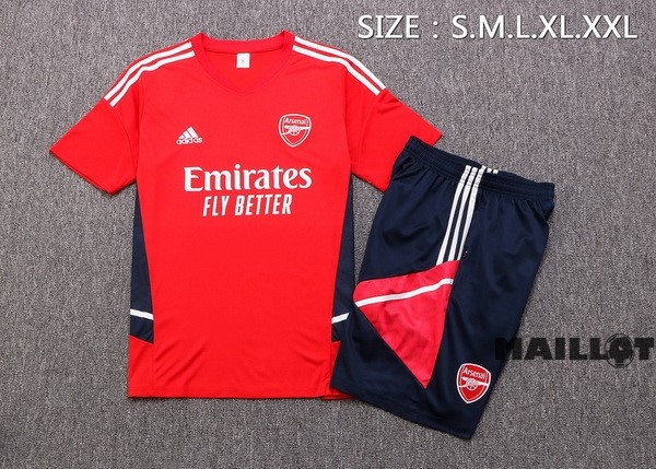 Foot Maillot Pas Cher Entrainement Ensemble Complet Arsenal 2022 2023 Rouge Bleu