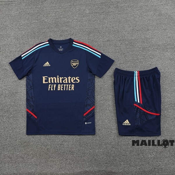 Foot Maillot Pas Cher Entrainement Ensemble Complet Arsenal 2023 2024 Bleu I Marine