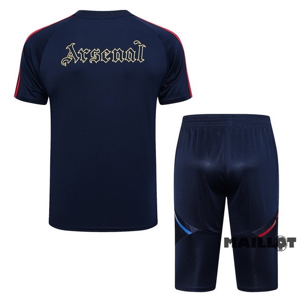 Foot Maillot Pas Cher Entrainement Ensemble Complet Arsenal 2023 2024 Bleu Marine