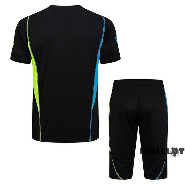Foot Maillot Pas Cher Entrainement Ensemble Complet Arsenal 2023 2024 Noir I Vert