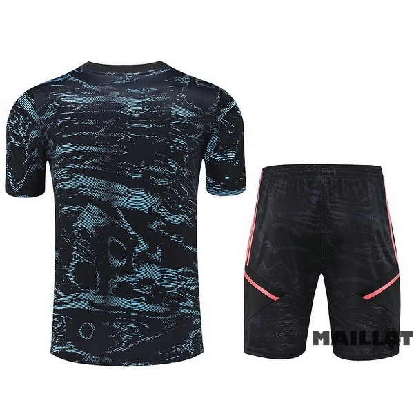 Foot Maillot Pas Cher Entrainement Ensemble Complet Arsenal 2023 2024 Noir Vert