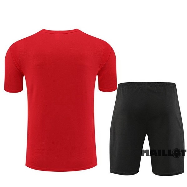 Foot Maillot Pas Cher Entrainement Ensemble Complet Arsenal 2023 2024 Rouge Noir