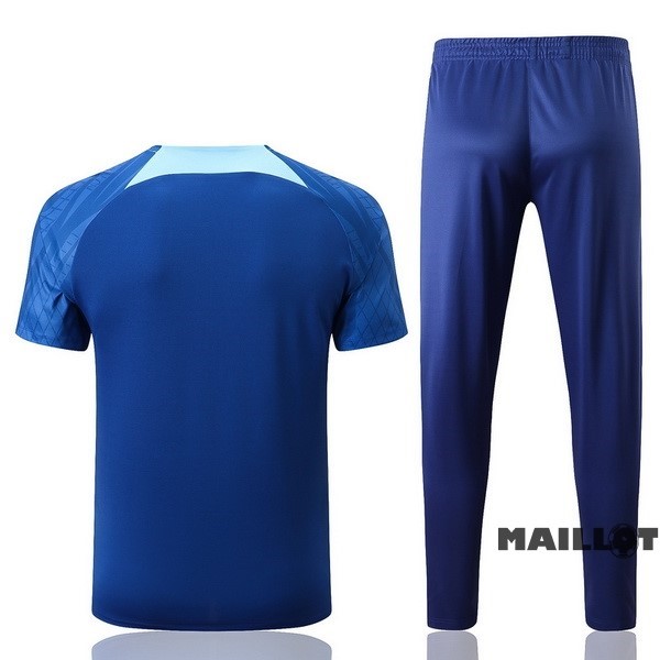 Foot Maillot Pas Cher Entrainement Ensemble Complet Atlético Madrid 2022 2023 Bleu