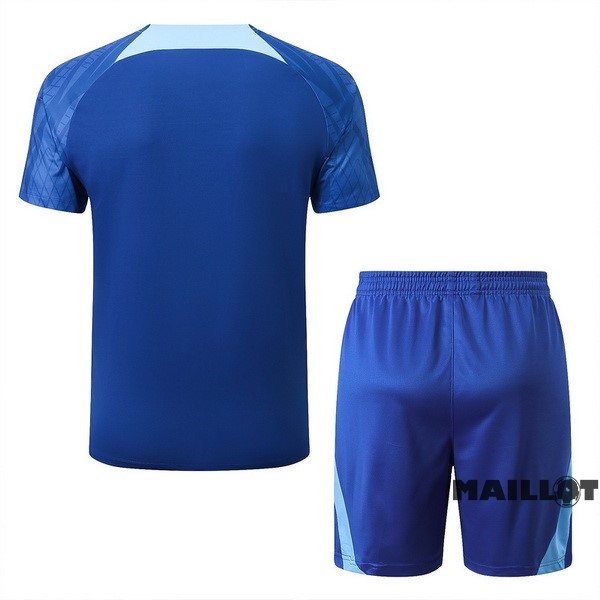 Foot Maillot Pas Cher Entrainement Ensemble Complet Atlético Madrid 2022 2023 I Bleu