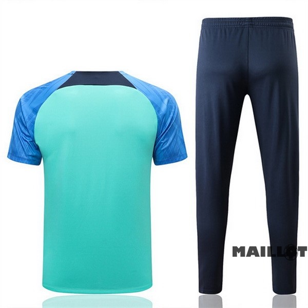 Foot Maillot Pas Cher Entrainement Ensemble Complet Barcelona 2022 2023 Bleu I Vert