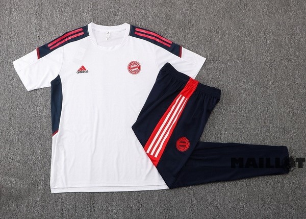 Foot Maillot Pas Cher Entrainement Ensemble Complet Bayern Múnich 2022 2023 Blanc Rouge Noir