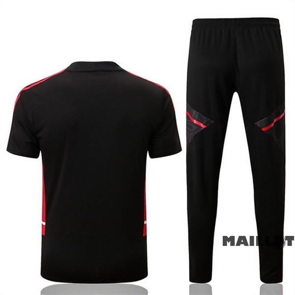 Foot Maillot Pas Cher Entrainement Ensemble Complet Bayern Múnich 2022 2023 Noir I Rouge