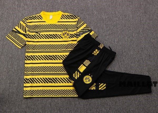 Foot Maillot Pas Cher Entrainement Ensemble Complet Borussia Dortmund 2022 2023 Jaune I Noir