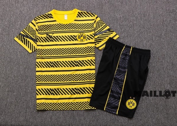 Foot Maillot Pas Cher Entrainement Ensemble Complet Borussia Dortmund 2022 2023 Jaune Noir