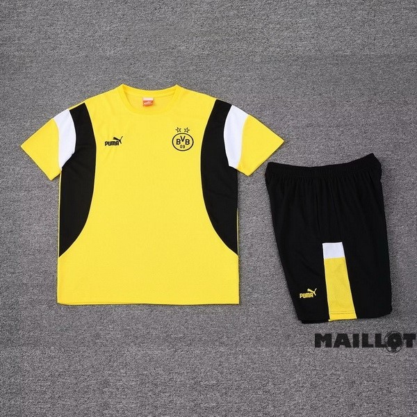 Foot Maillot Pas Cher Entrainement Ensemble Complet Borussia Dortmund 2023 2024 Jaune Noir