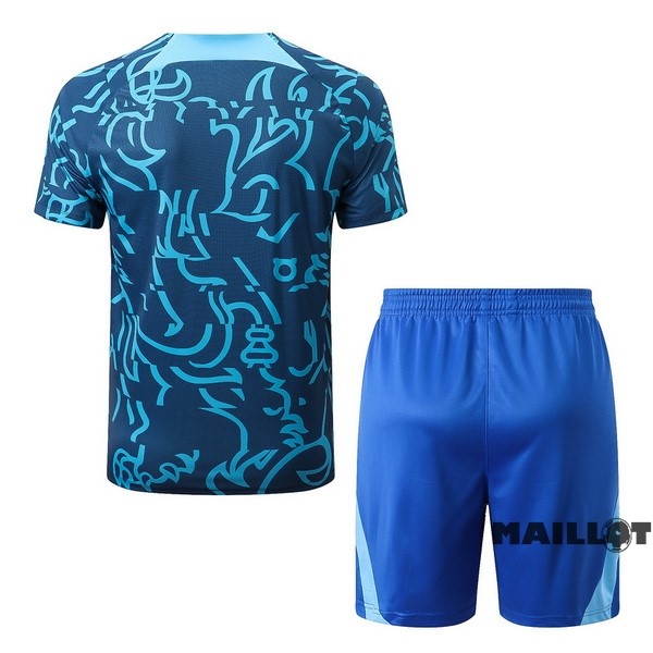 Foot Maillot Pas Cher Entrainement Ensemble Complet Chelsea 2022 2023 Bleu