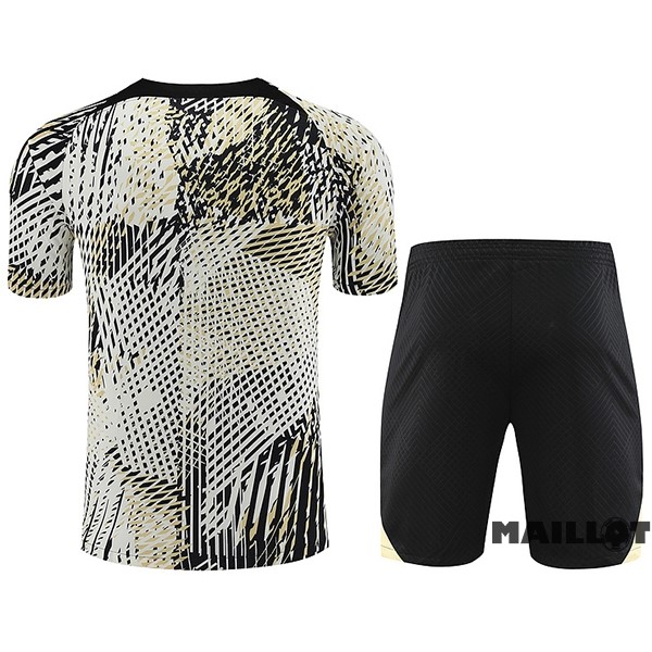 Foot Maillot Pas Cher Entrainement Ensemble Complet Chelsea 2023 2024 Jaune Noir