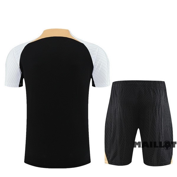 Foot Maillot Pas Cher Entrainement Ensemble Complet Chelsea 2023 2024 Noir Blanc