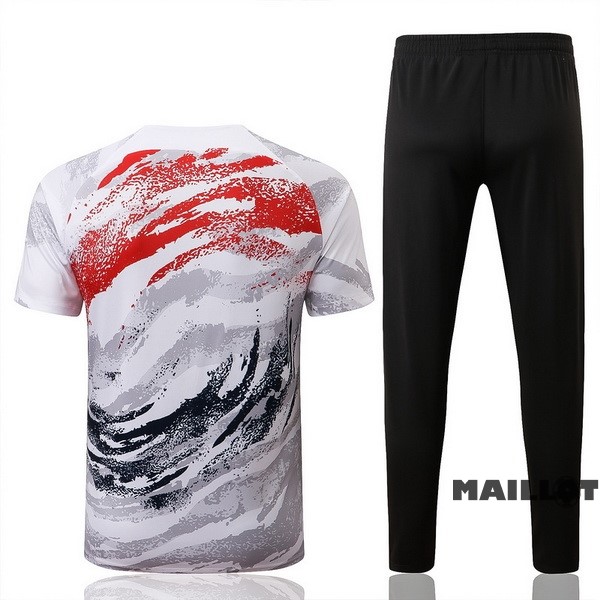 Foot Maillot Pas Cher Entrainement Ensemble Complet Corée 2022 Blanc