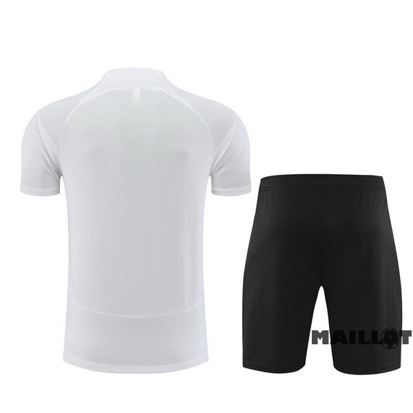 Foot Maillot Pas Cher Entrainement Ensemble Complet Corinthians Paulista 2023 2024 Blanc I Noir